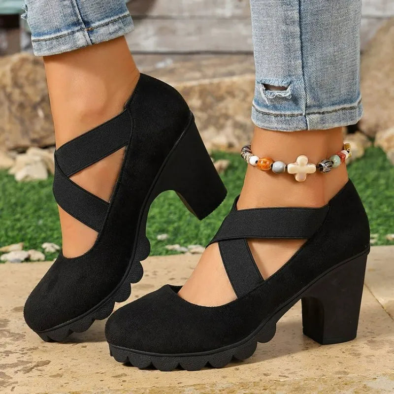 ROMINA - TACONES MARY JANE CON PLATAFORMA