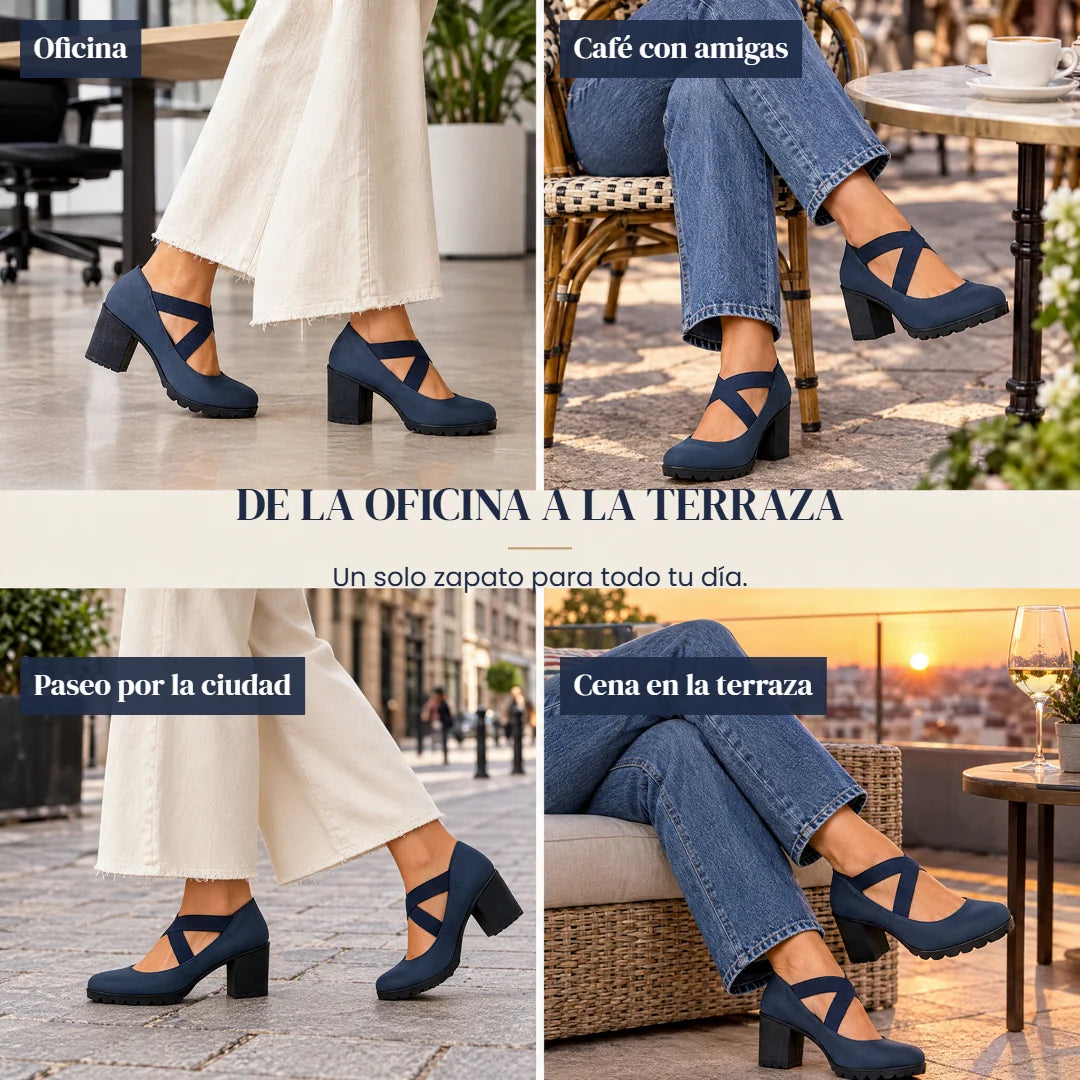 ROMINA - TACONES MARY JANE CON PLATAFORMA