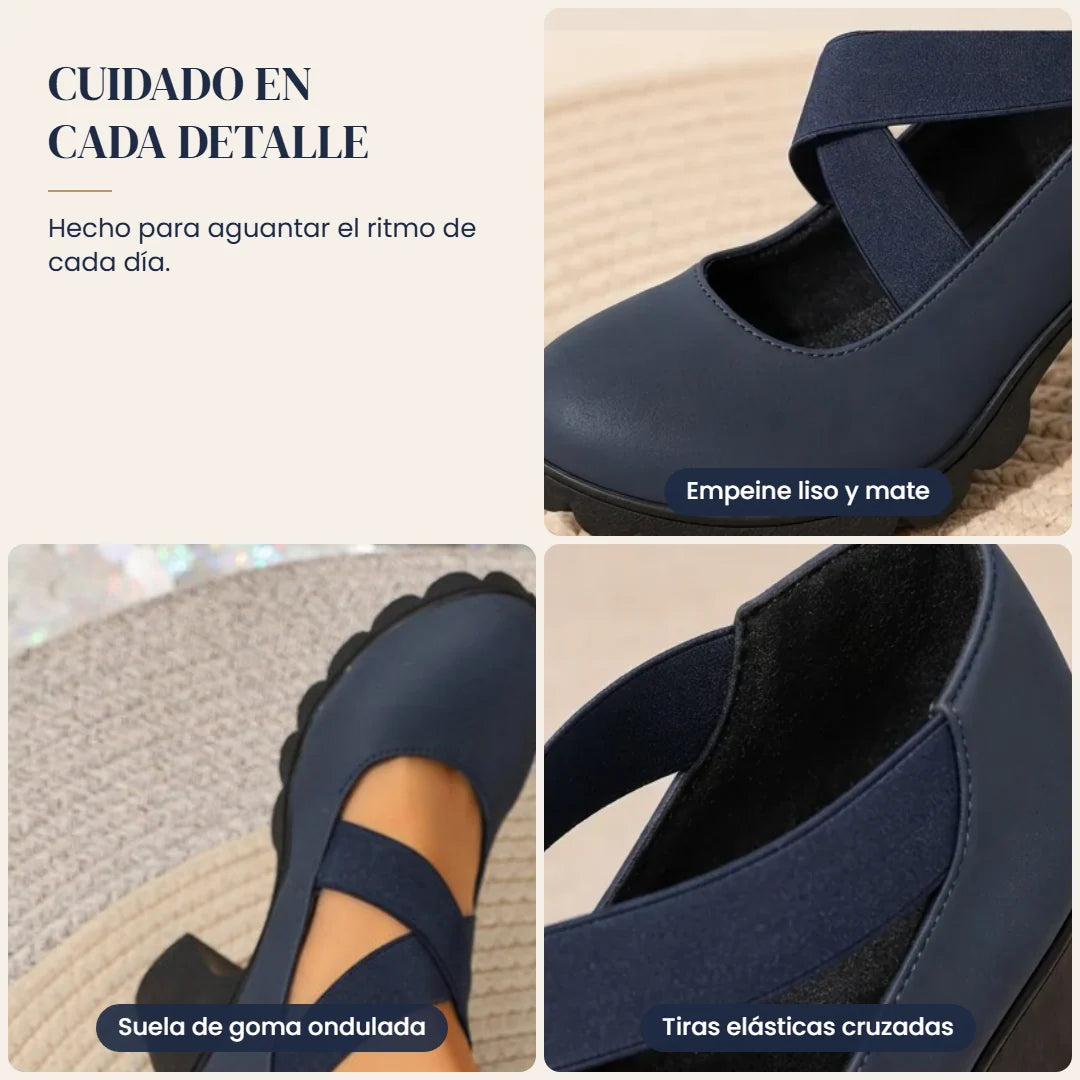 ROMINA - TACONES MARY JANE CON PLATAFORMA