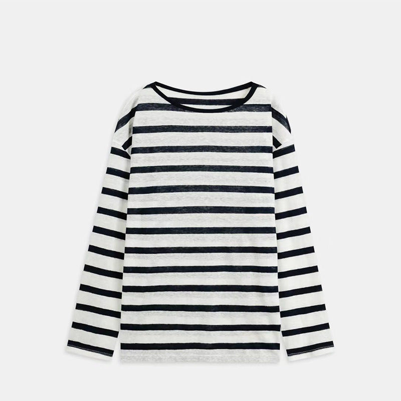 NOA - CAMISETA DE RAYAS MANGA LARGA