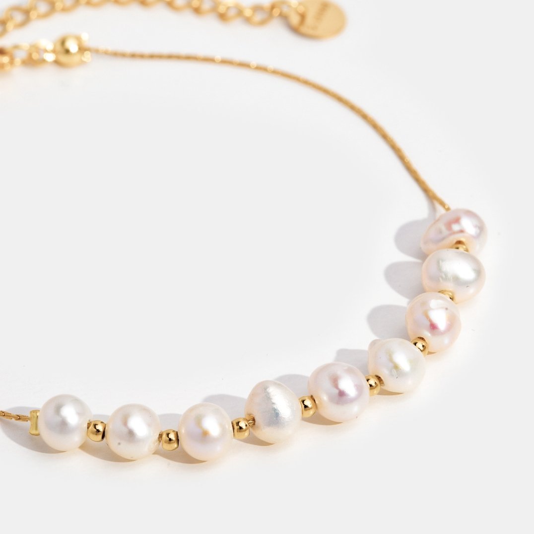 EMMA - PULSERA DE PERLAS DE AGUA DULCE
