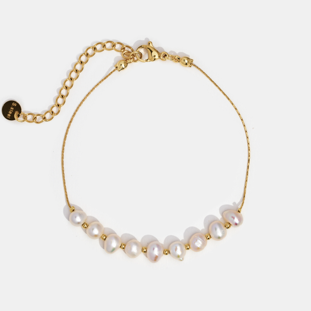 EMMA - PULSERA DE PERLAS DE AGUA DULCE