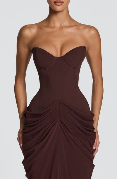VALENTINA – VESTIDO MAXI CON CORSÉ