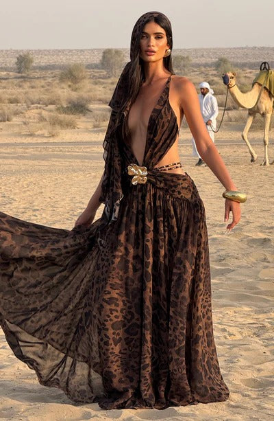 AMARA - VESTIDO MAXI ESPALDA DESCUBIERTA