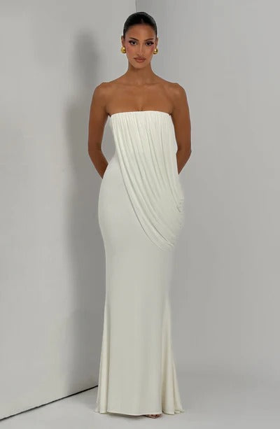 ALBA – VESTIDO CON DRAPEADO