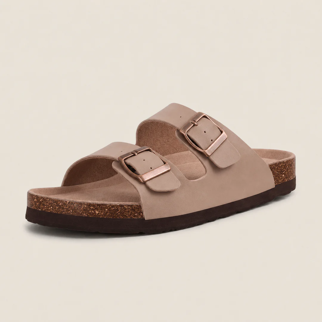 MARINA – SANDALIA DE CORCHO CON HEBILLA AJUSTABLE