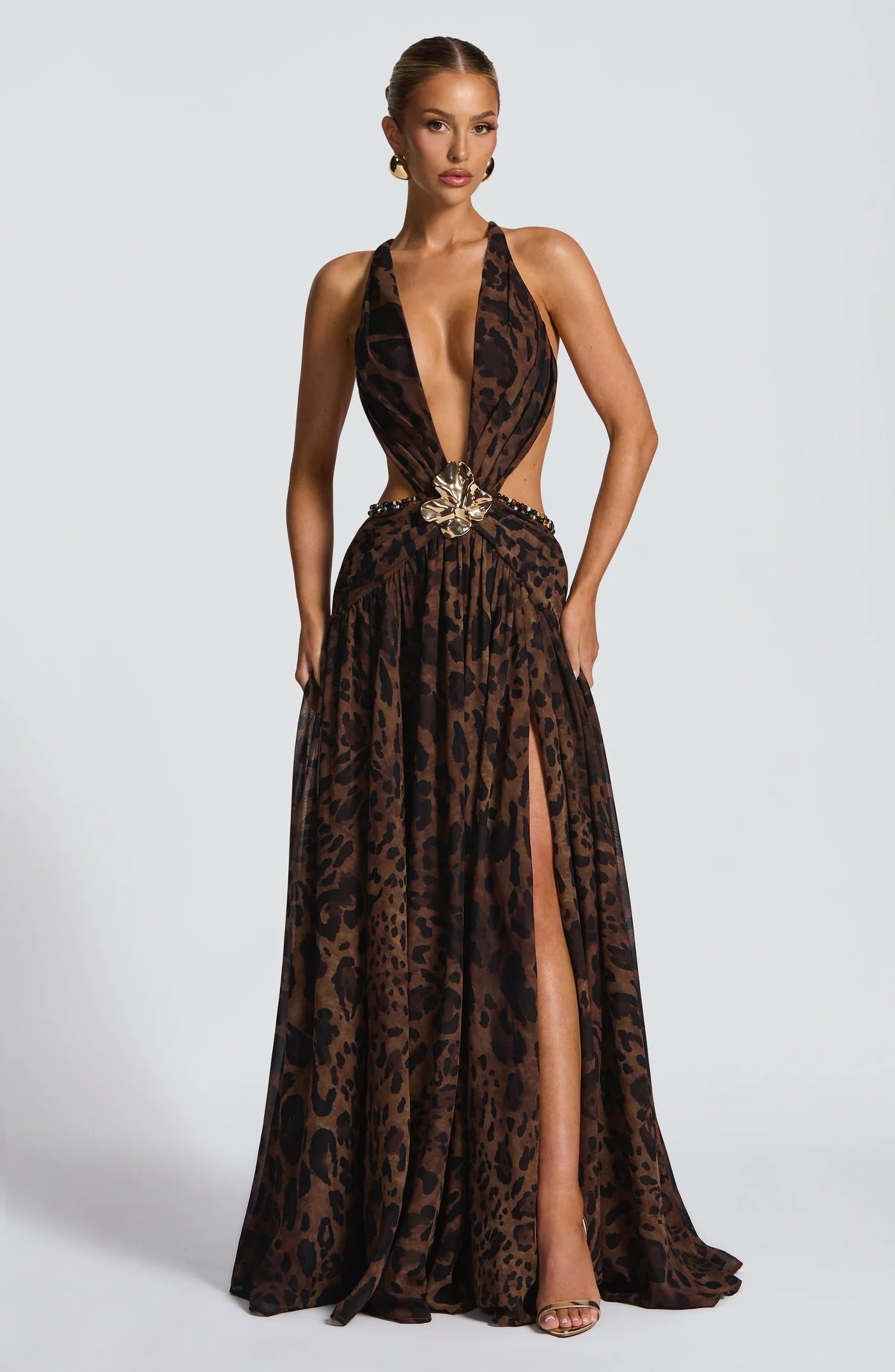AMARA - VESTIDO MAXI ESPALDA DESCUBIERTA