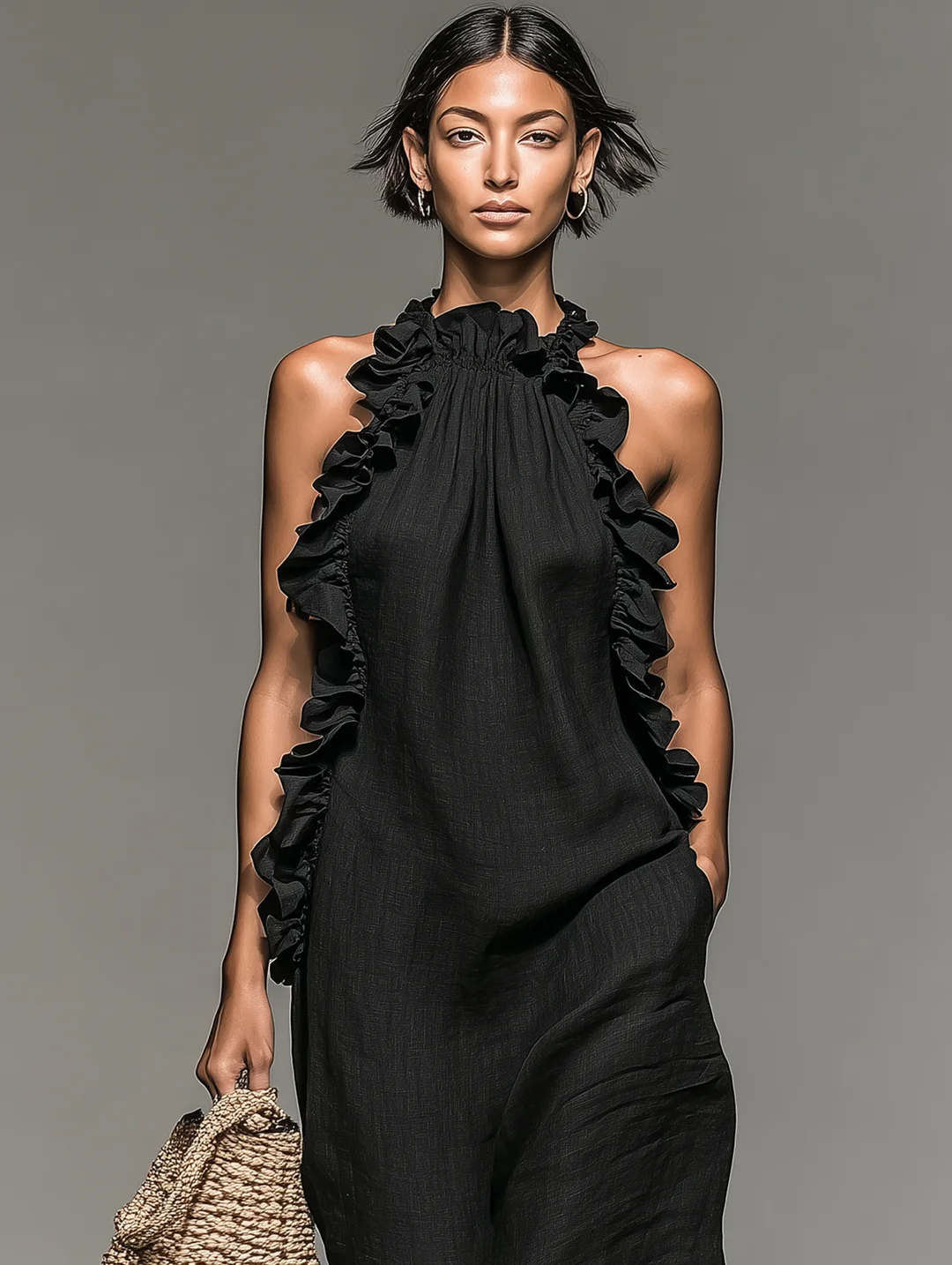 LUA – VESTIDO MAXI CON BOLSILLOS