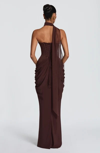 VALENTINA – VESTIDO MAXI CON CORSÉ