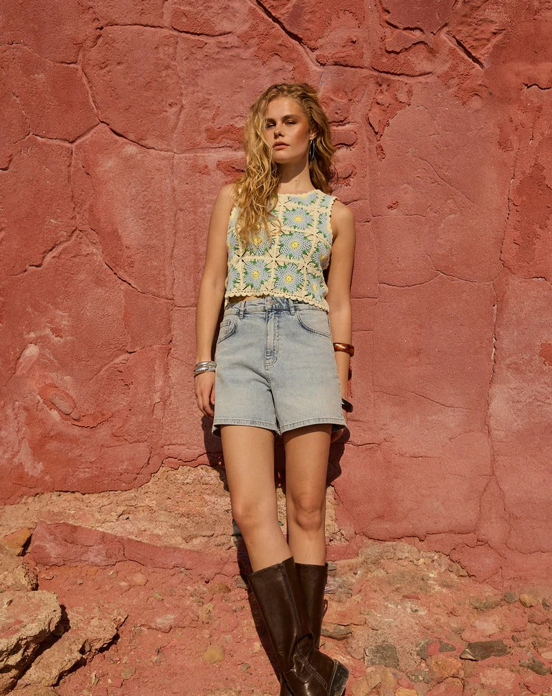 NOA - SHORT VAQUEROS TIRO ALTO