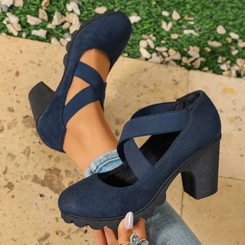 ROMINA - TACONES MARY JANE CON PLATAFORMA