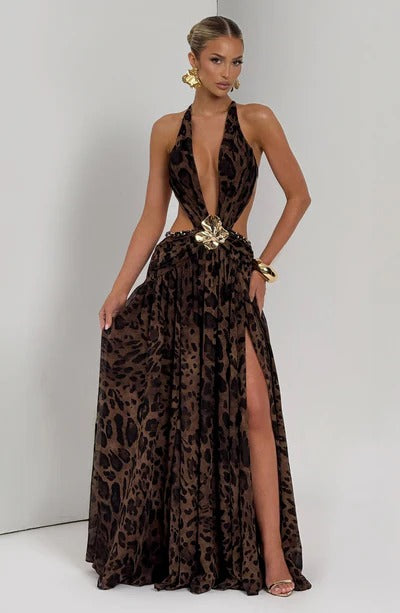 AMARA - VESTIDO MAXI ESPALDA DESCUBIERTA
