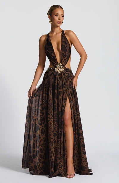 AMARA - VESTIDO MAXI ESPALDA DESCUBIERTA