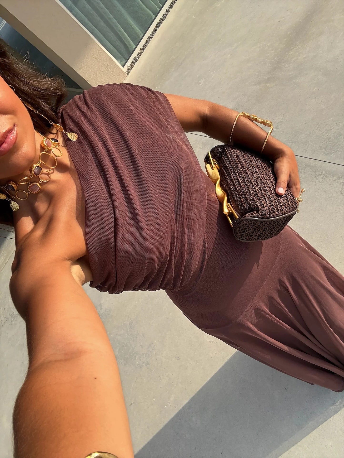 CELIA – VESTIDO DE TUL AJUSTADO