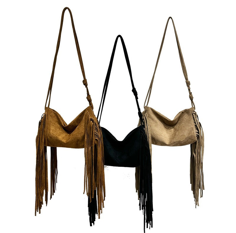 ALMA - BOLSO BOHO FLECOS