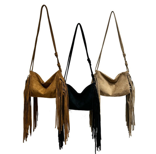 ALMA - BOLSO BOHO FLECOS
