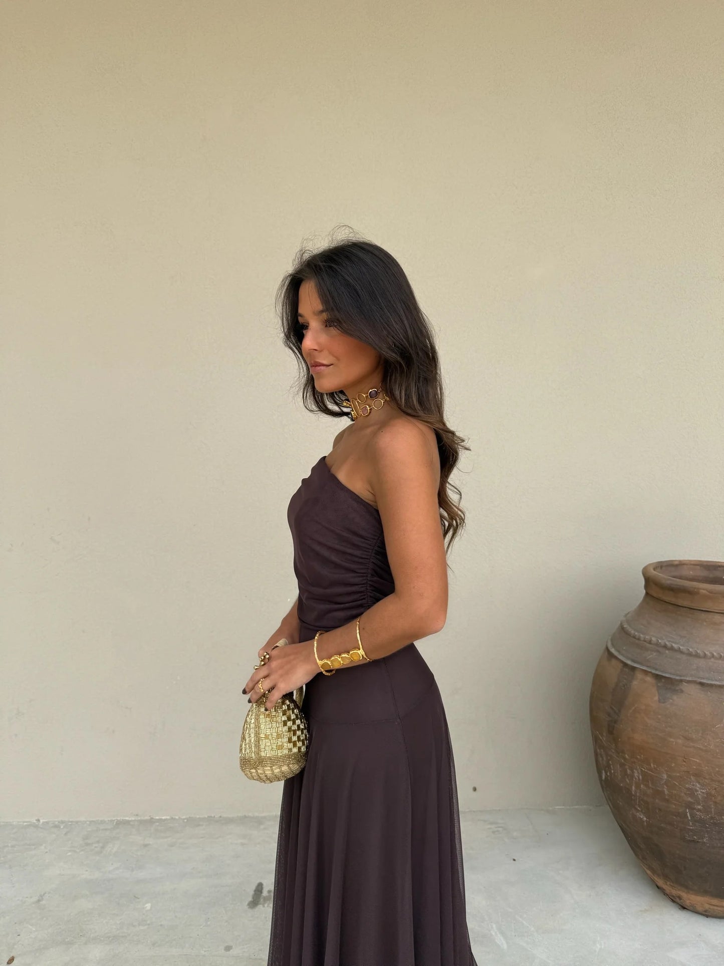 CELIA – VESTIDO DE TUL AJUSTADO