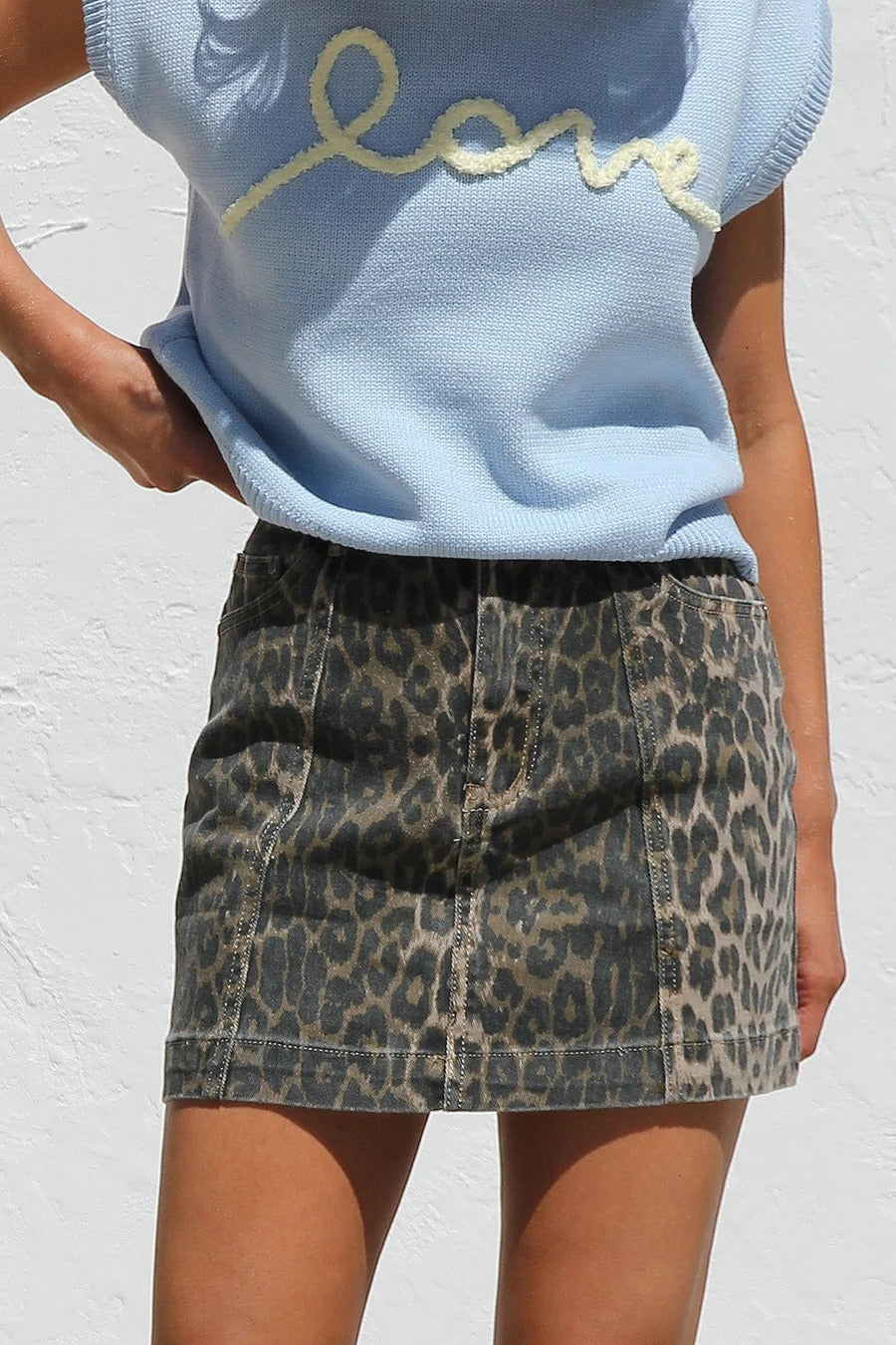 NEREA – FALDA LEOPARDO