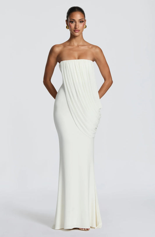 ALBA – VESTIDO CON DRAPEADO