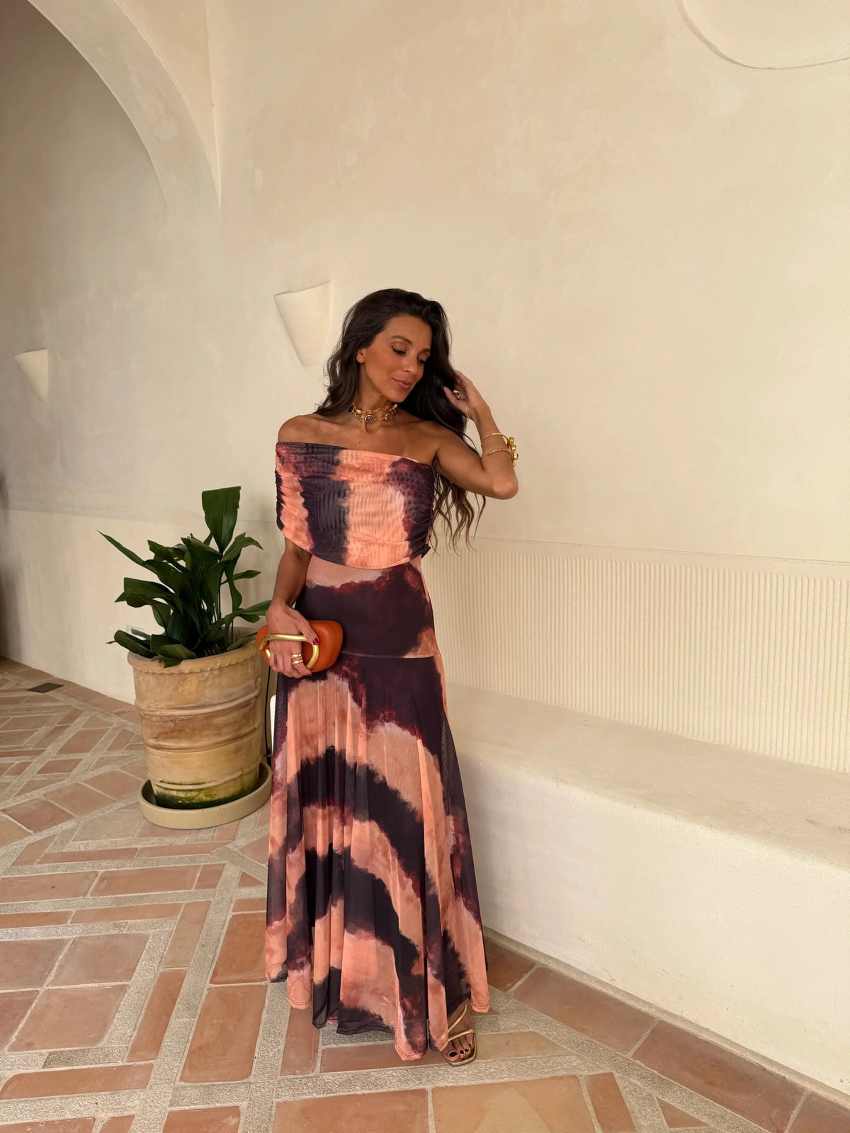 CELIA – VESTIDO DE TUL AJUSTADO