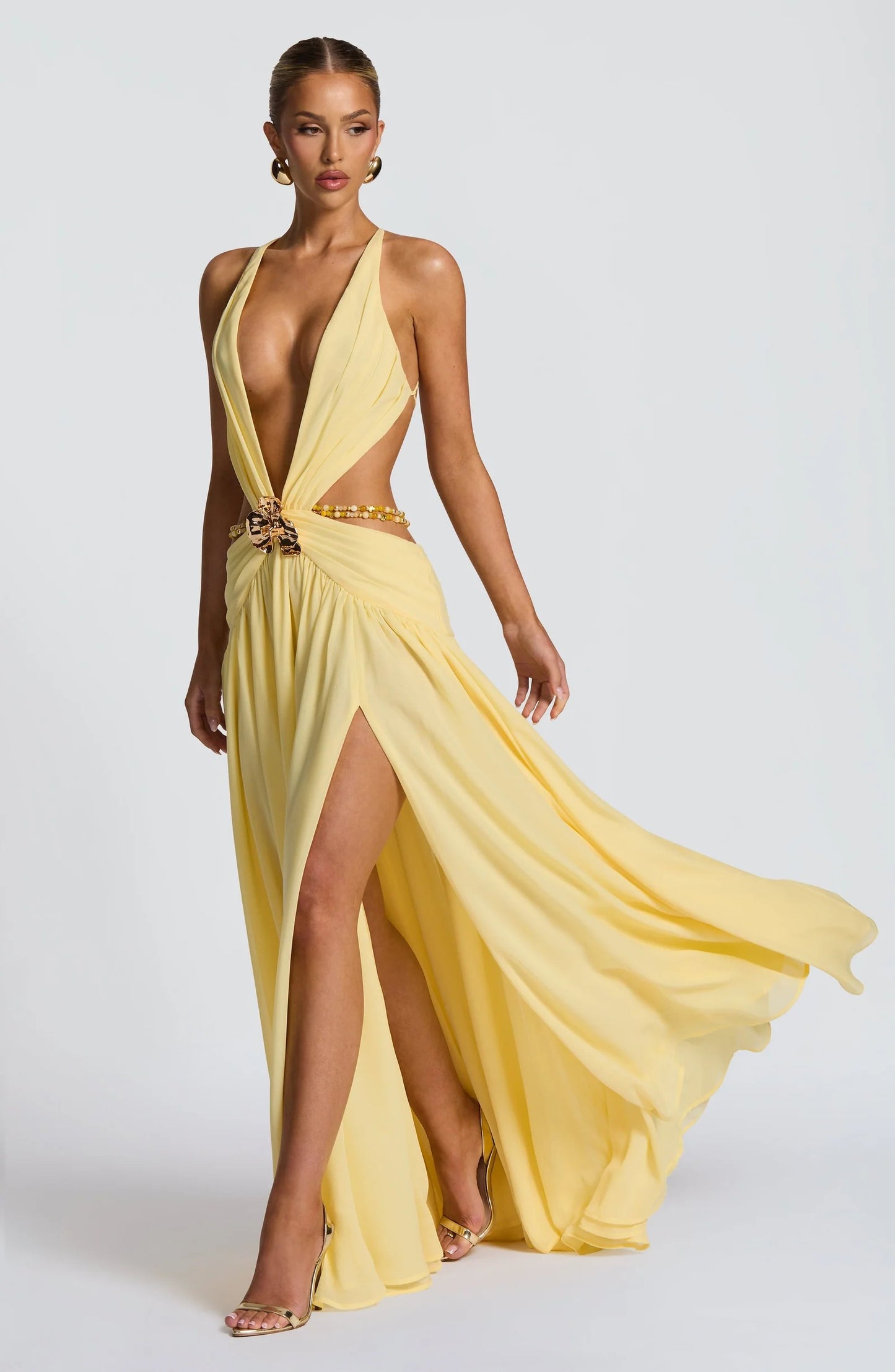 AMARA - VESTIDO MAXI ESPALDA DESCUBIERTA
