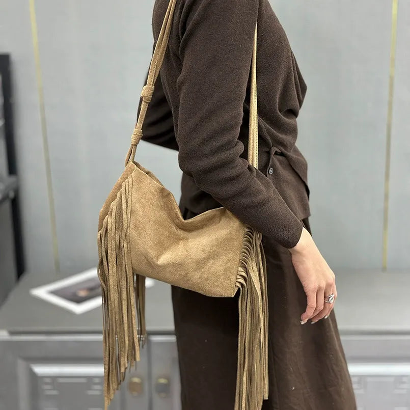 ALMA - BOLSO BOHO FLECOS