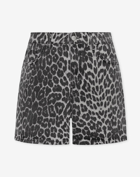 SOFÍA – SHORT VAQUERO LEOPARDO