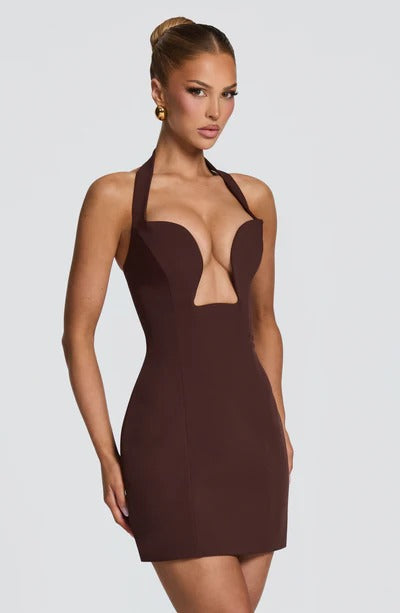 CAMILA – VESTIDO MINI ESCOTE PRONUNCIADO