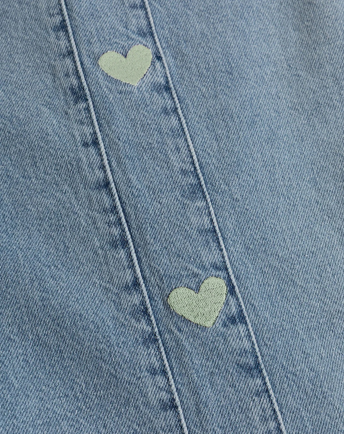 LOLA - SHORT VAQUERO CORAZONES LATERALES