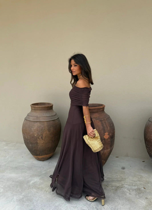 CELIA – VESTIDO DE TUL AJUSTADO