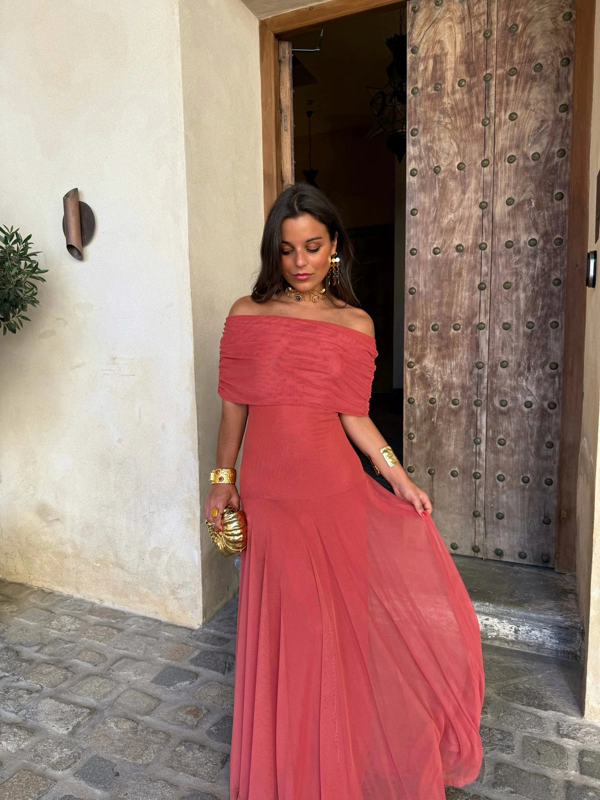 CELIA – VESTIDO DE TUL AJUSTADO