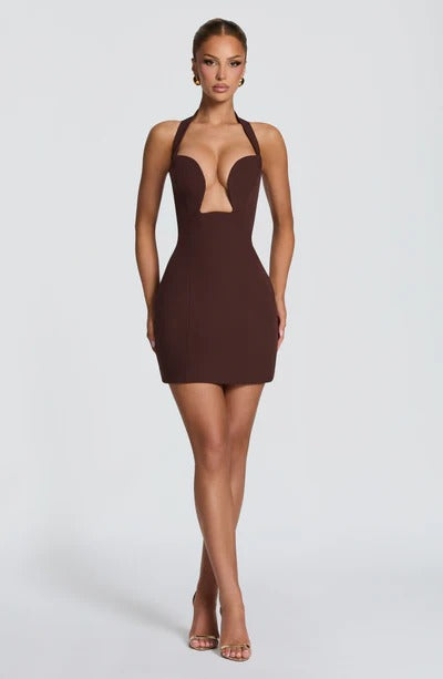 CAMILA – VESTIDO MINI ESCOTE PRONUNCIADO