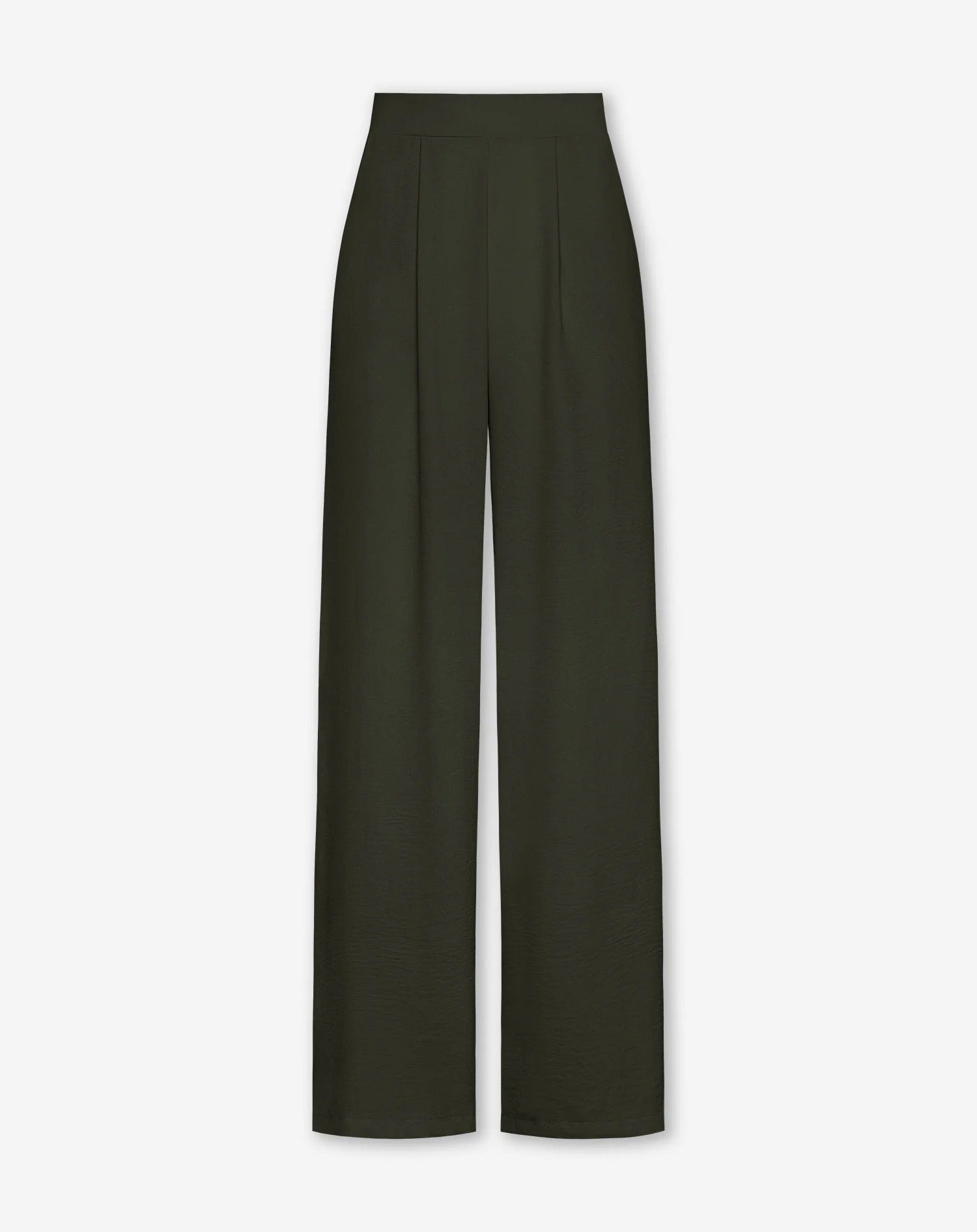 Julia pantalon corte ancho verde oliva