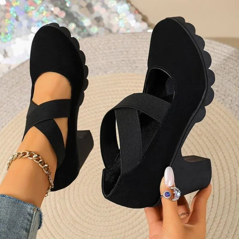 ROMINA - TACONES MARY JANE CON PLATAFORMA