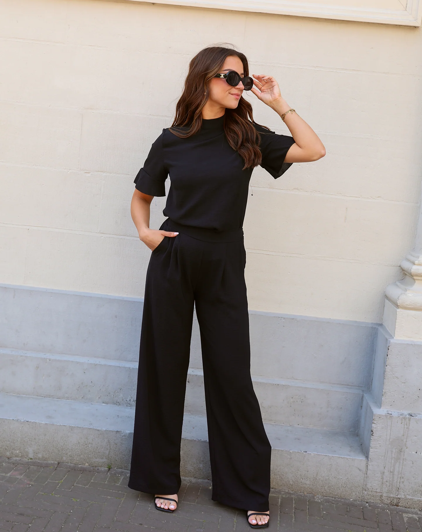 JULIA - PANTALÓN DE CORTE ANCHO