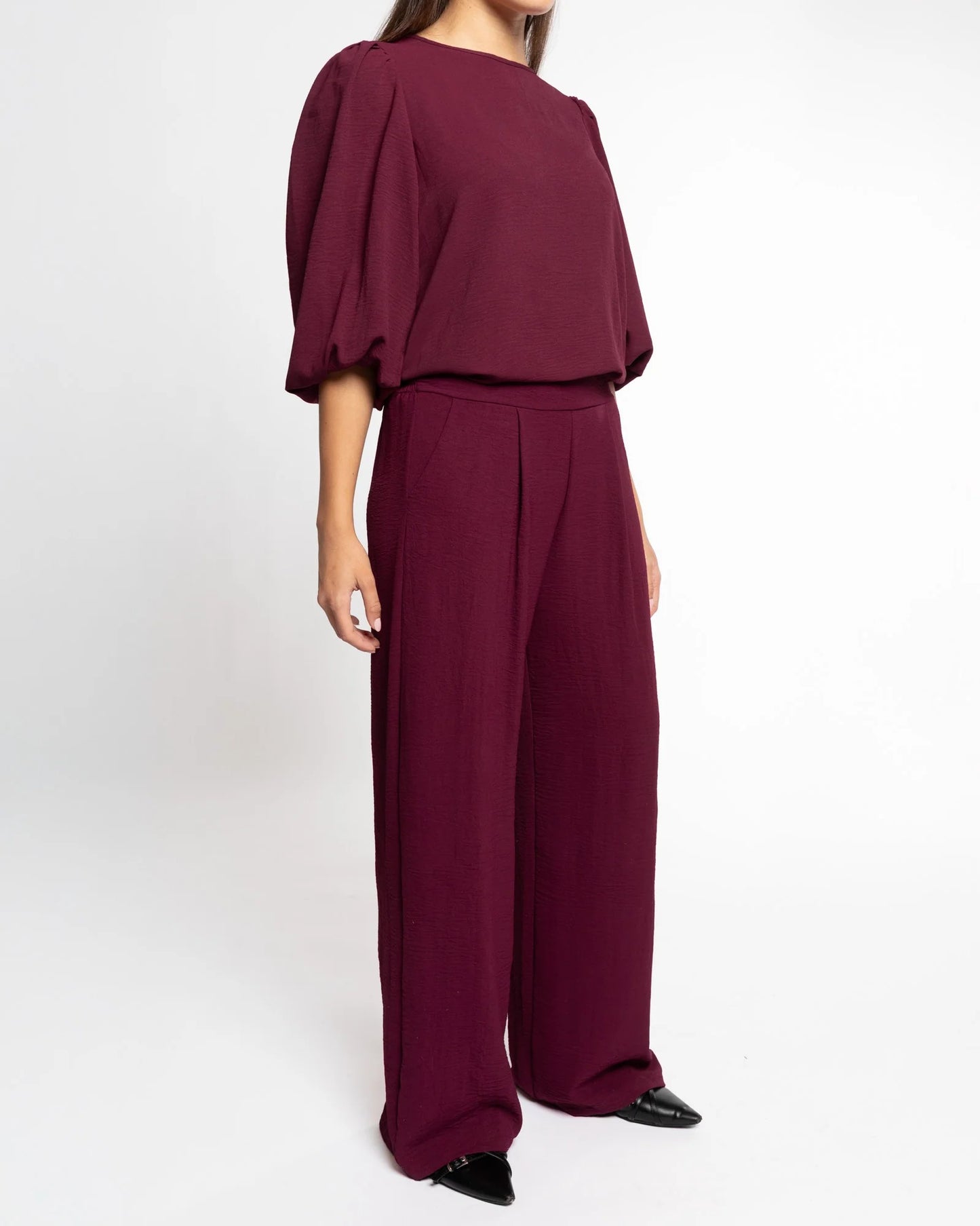 JULIA - PANTALÓN DE CORTE ANCHO